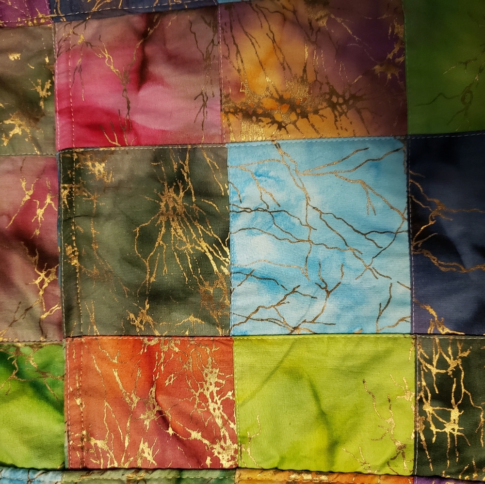 Colorful Handcrafted Patchwork Purse - image 2